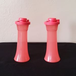 Tupperware Hourglass Salt and Pepper Shaker